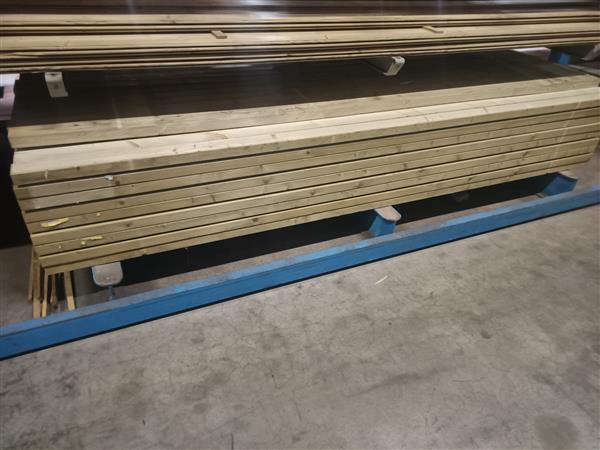 Grote foto 45x70mm ge mpregneerd vuren 300cm doe het zelf en verbouw hout en planken