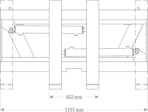 Grote foto hydraulische palletvork 2.5t agrarisch mechanisatie
