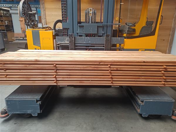 Grote foto red class wood zweeds rabat 300cm doe het zelf en verbouw hout en planken