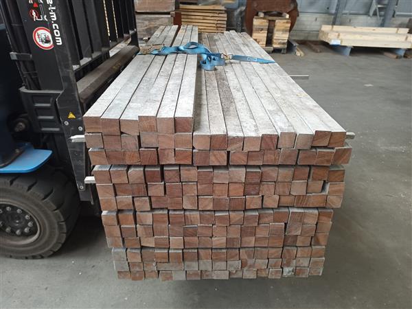 Grote foto 5x5cm 220cm gebruikt hard hout doe het zelf en verbouw hout en planken