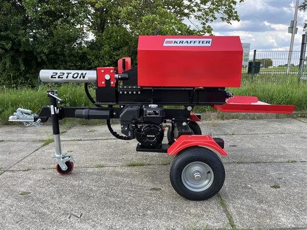 Grote foto kraffter 22t houtklover kohler 196cc horizontaal agrarisch mechanisatie