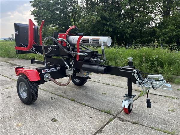Grote foto kraffter 22t houtklover kohler 196cc verticaal agrarisch mechanisatie