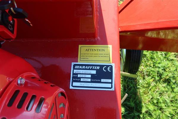 Grote foto kraffter takken bio versnipperaar met benzine motor agrarisch mechanisatie
