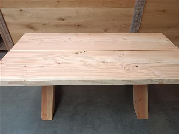 Grote foto douglas kruispoot tafel 250cm doe het zelf en verbouw hout en planken