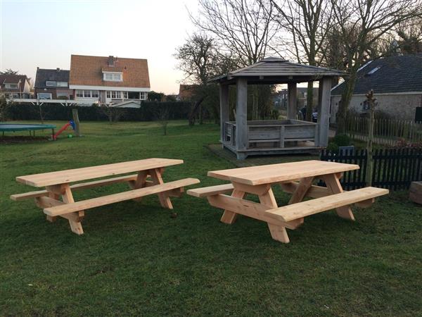 Grote foto douglas picknick tafel 200cm doe het zelf en verbouw hout en planken