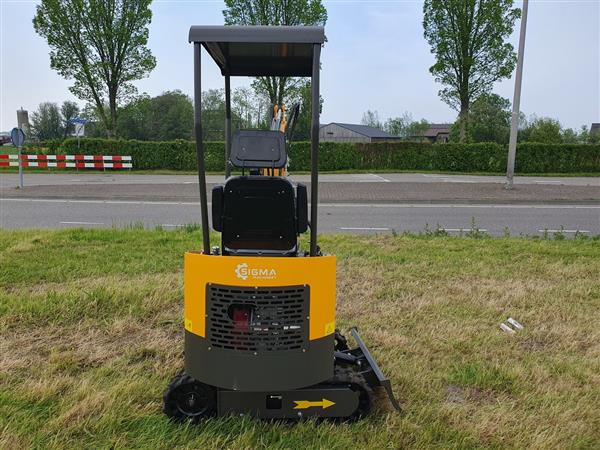 Grote foto sigma mini graafmachine sg 10 980kg minigraver graafkraan agrarisch mechanisatie