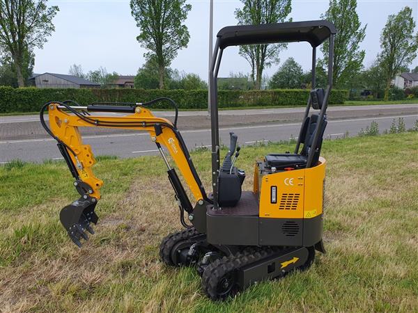 Grote foto sigma mini graafmachine sg 10 980kg minigraver graafkraan agrarisch mechanisatie