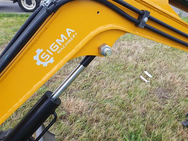 Grote foto sigma mini graafmachine sg 10 980kg minigraver graafkraan agrarisch mechanisatie