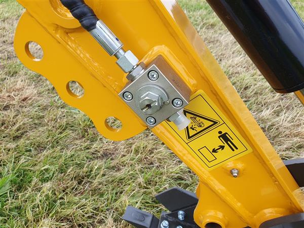 Grote foto sigma mini graafmachine sg 10 980kg minigraver graafkraan agrarisch mechanisatie
