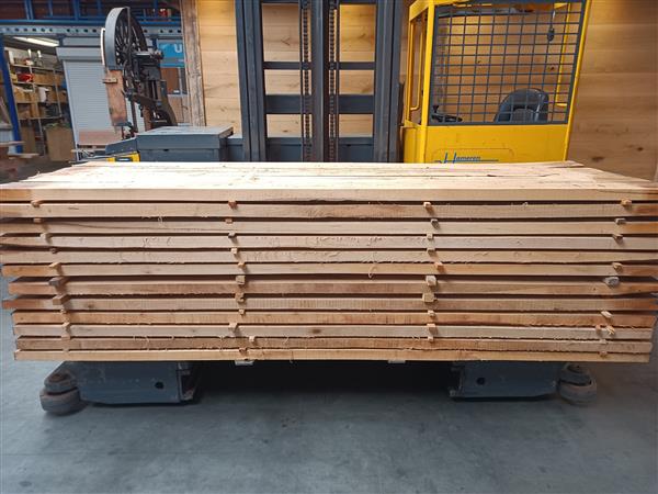 Grote foto 50x200mm ruw eiken 300cm doe het zelf en verbouw hout en planken