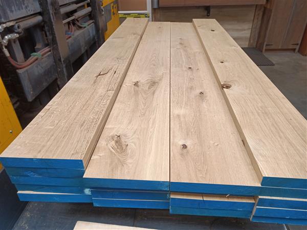 Grote foto 40x260mm 245cm eiken doe het zelf en verbouw hout en planken