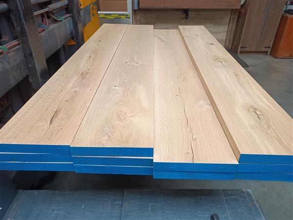 Grote foto 40x280mm 205cm eiken doe het zelf en verbouw hout en planken