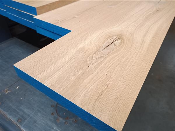 Grote foto 40x280mm 205cm eiken doe het zelf en verbouw hout en planken