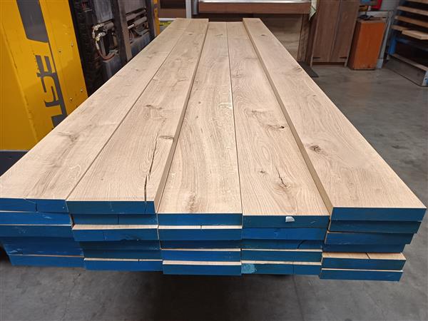 Grote foto 40x220mm 405cm eiken doe het zelf en verbouw hout en planken