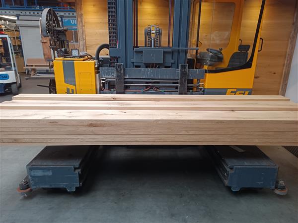 Grote foto 40x220mm 385cm eiken doe het zelf en verbouw hout en planken