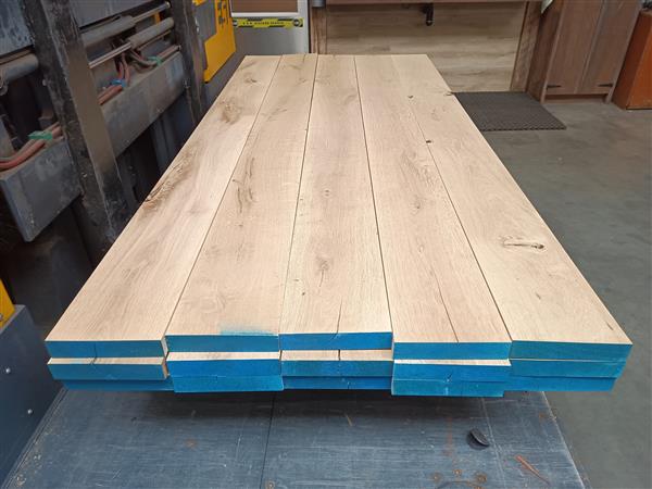 Grote foto 40x180mm 225cm eiken doe het zelf en verbouw hout en planken