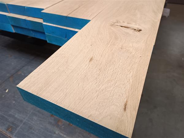Grote foto 40x180mm 225cm eiken doe het zelf en verbouw hout en planken
