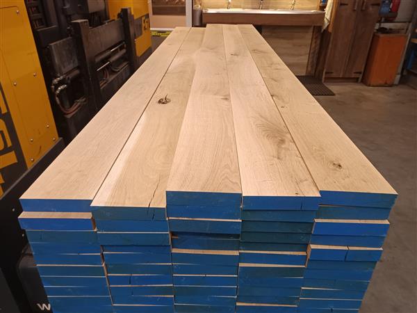 Grote foto 40x180mm 345cm eiken doe het zelf en verbouw hout en planken