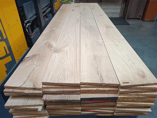 Grote foto 20x240mm 305cm eiken doe het zelf en verbouw hout en planken
