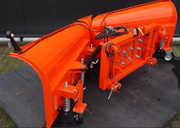Grote foto hs sneeuwschuif knik 2.60 3.00m hydraulisch verstelbaar 3 punt en euro aankoppeling agrarisch mechanisatie