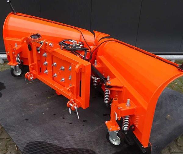 Grote foto hs sneeuwschuif knik 2.60 3.00m hydraulisch verstelbaar 3 punt en euro aankoppeling agrarisch mechanisatie