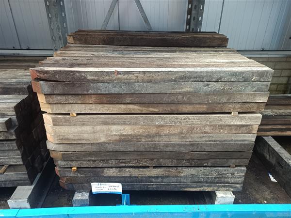 Grote foto 60x60mm circulair hard hout 1.25m doe het zelf en verbouw hout en planken
