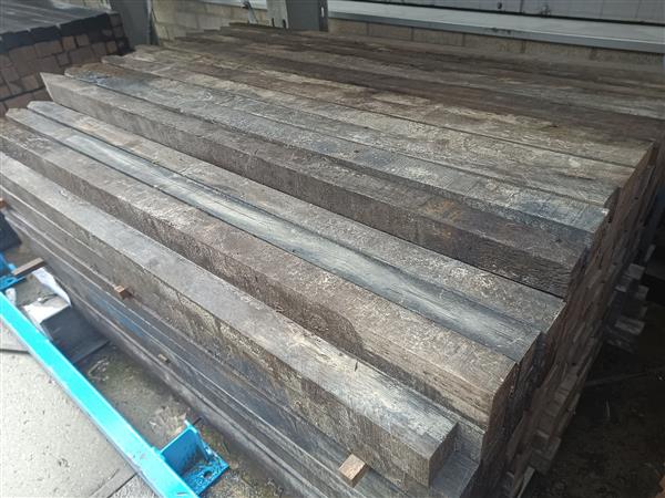 Grote foto 60x60mm circulair hard hout 1.50m doe het zelf en verbouw hout en planken