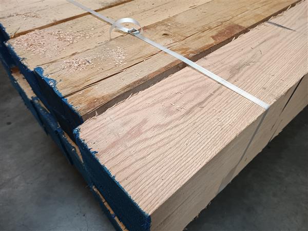 Grote foto 20x20cm eiken ruw 200cm doe het zelf en verbouw hout en planken