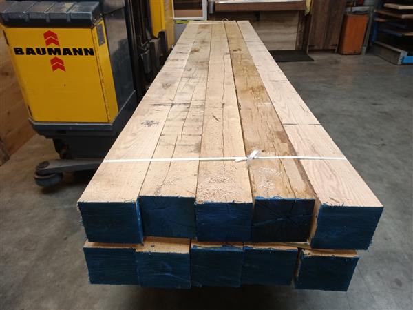 Grote foto 20x20cm eiken ruw 200cm doe het zelf en verbouw hout en planken