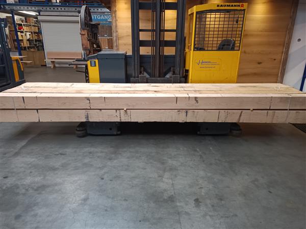 Grote foto 20x20cm eiken ruw 200cm doe het zelf en verbouw hout en planken