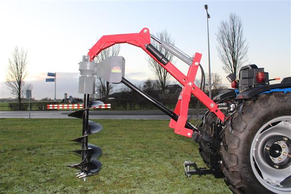 Grote foto kraffter grondboor frame mechanisch agrarisch mechanisatie