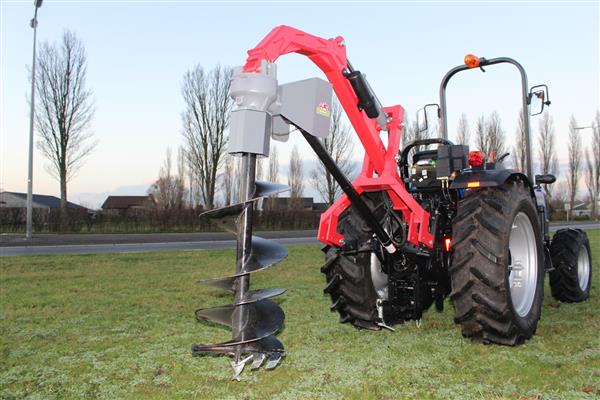 Grote foto kraffter grondboor frame mechanisch agrarisch mechanisatie