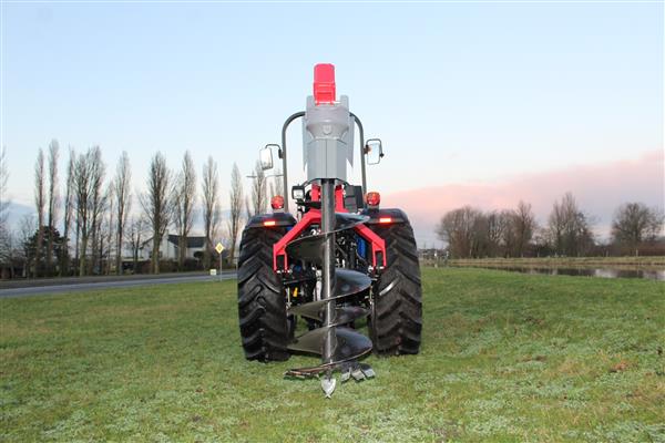 Grote foto kraffter grondboor frame mechanisch agrarisch mechanisatie
