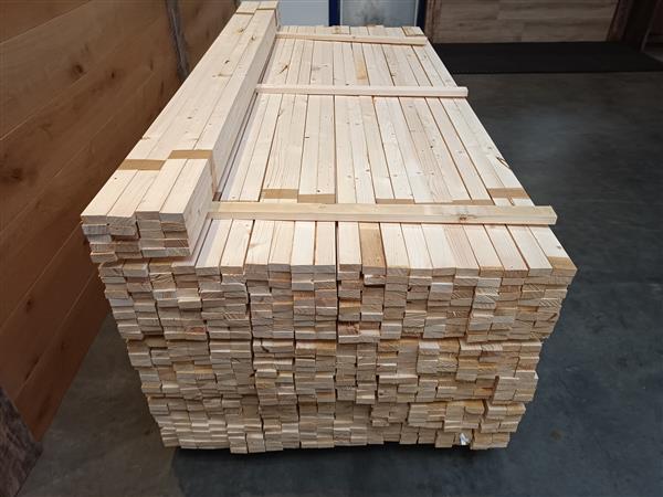 Grote foto 20x46mm vuren 210cm pak raggels 10st doe het zelf en verbouw hout en planken