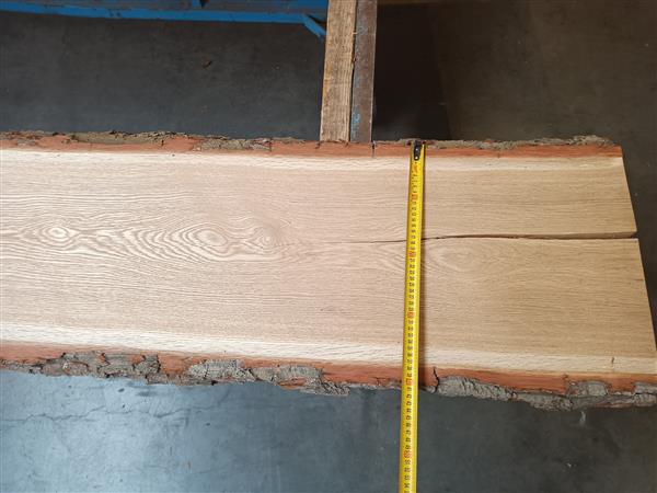 Grote foto 42 mm eiken schaaldeel w23 305cm 34 34 37cm doe het zelf en verbouw hout en planken