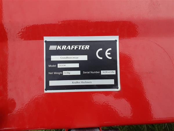 Grote foto kraffter grondfrees zwaar 150 80 agrarisch mechanisatie