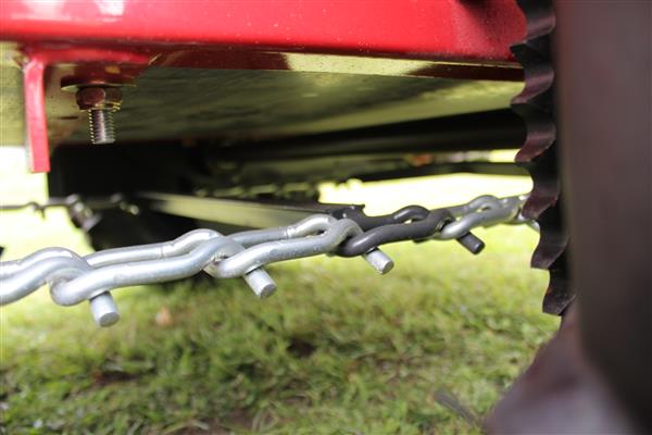 Grote foto mini mestverspreider wielaangedreven agrarisch mechanisatie