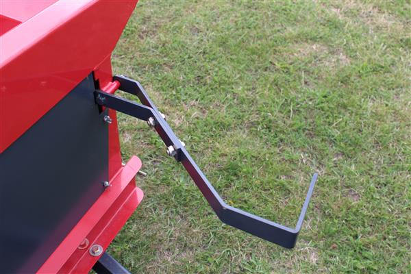 Grote foto mini mestverspreider wielaangedreven agrarisch mechanisatie