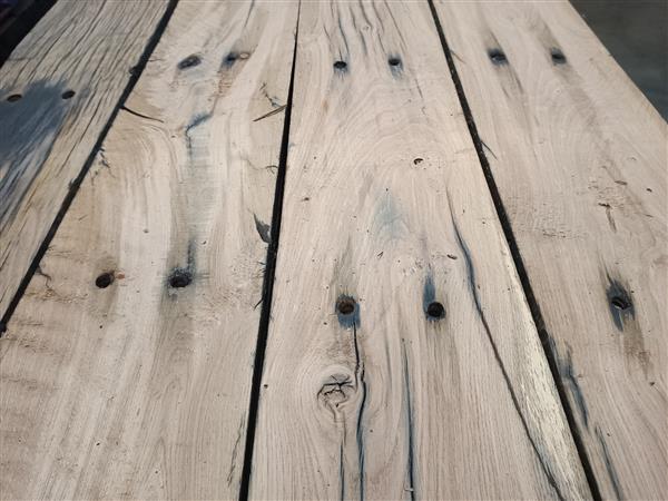 Grote foto 40x250 mm eikenhouten spoorplanken 260 cm lengte doe het zelf en verbouw hout en planken