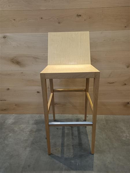 Grote foto eiken barstoelen zit hoogte 75cm set 4 st doe het zelf en verbouw hout en planken