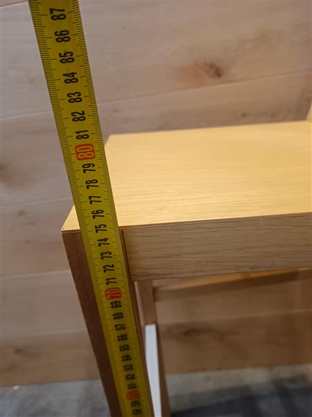 Grote foto eiken barstoelen zit hoogte 75cm set 4 st doe het zelf en verbouw hout en planken