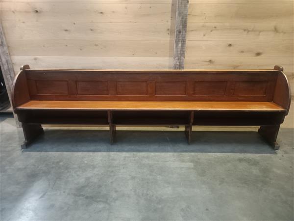 Grote foto kerkbank eiken 307cm doe het zelf en verbouw hout en planken