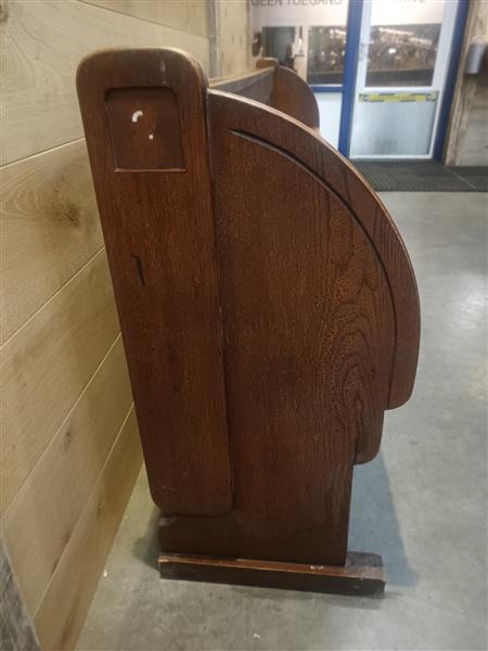 Grote foto kerkbank eiken 307cm doe het zelf en verbouw hout en planken