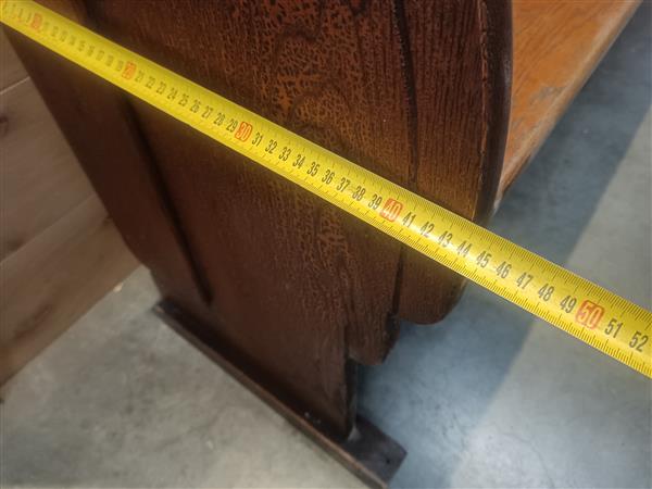 Grote foto kerkbank eiken 307cm doe het zelf en verbouw hout en planken