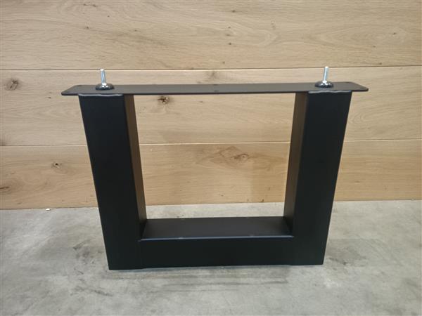 Grote foto salontafel poten zwart koker 8x8cm doe het zelf en verbouw hout en planken