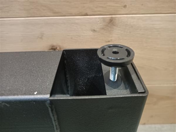 Grote foto salontafel poten zwart koker 8x8cm doe het zelf en verbouw hout en planken