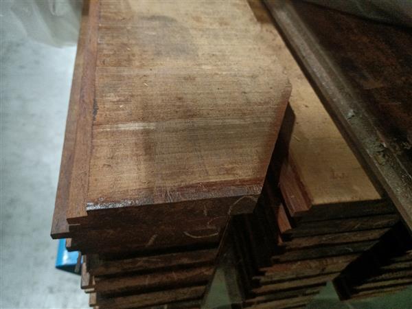 Grote foto 30x180mm damwand 350cm doe het zelf en verbouw hout en planken