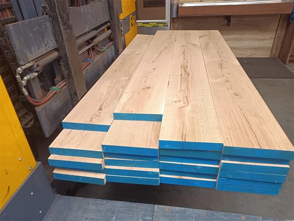 Grote foto 40x240mm 225cm eiken doe het zelf en verbouw hout en planken