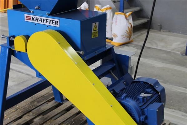 Grote foto kraffter graanpletter agrarisch mechanisatie