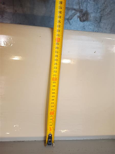 Grote foto kerkbank grenen wit 305cm doe het zelf en verbouw hout en planken